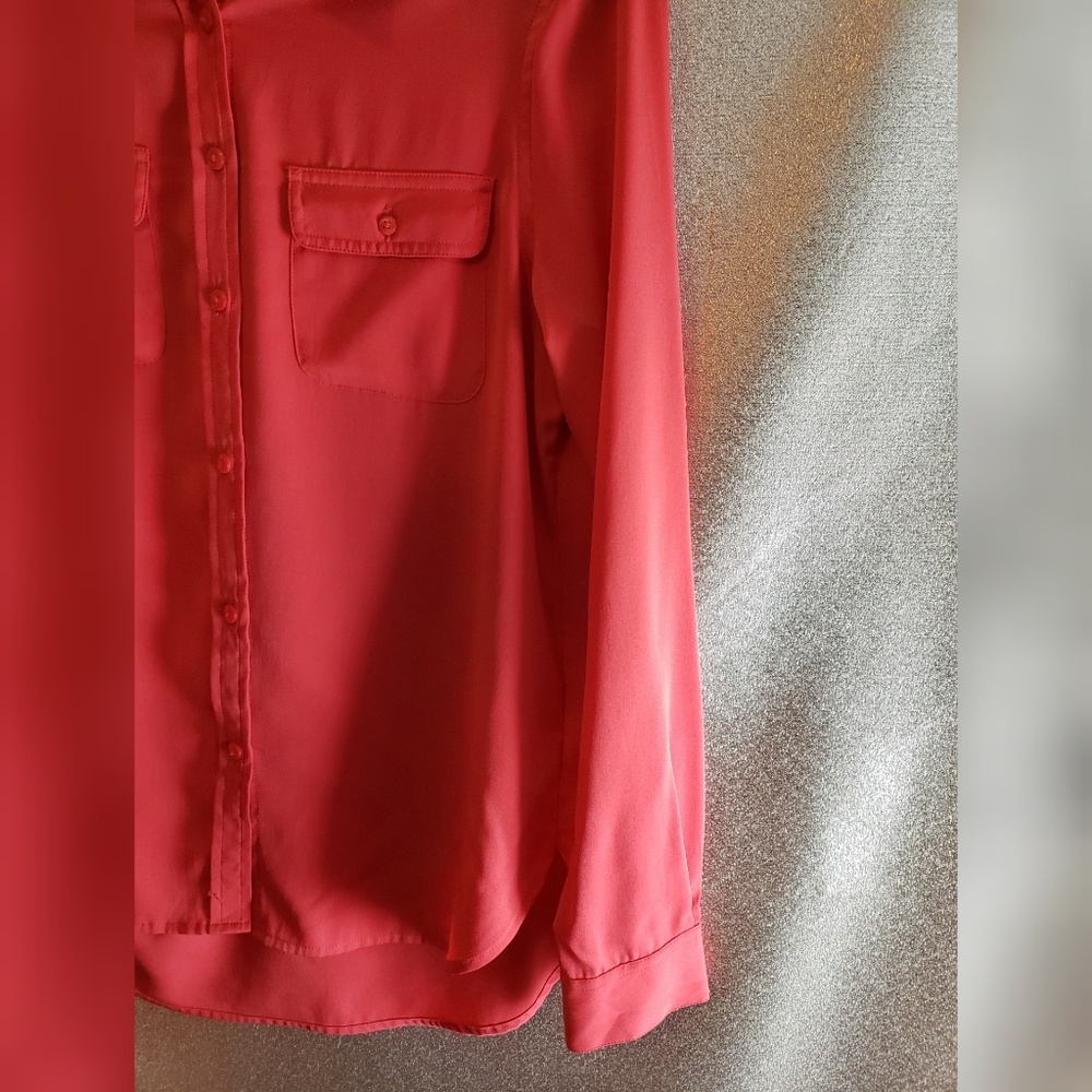 American Eagle Outfitter Button Up Blouse Petite - Picture 4 of 7